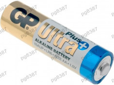 Baterie AA, R6, alcalina, 1,5V, GP Ultra Plus-050337 foto