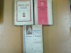 C. Gane Trecute vieti de doamne si domnite 3 vol Bucuresti 1935 - 1939 foto