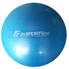 Minge albastra pentru fitness 65 cm diametru cu pompa si brosura pentru exercitii - pentru persoanele cu inaltme intre 1,60 - 1,80 m - foto