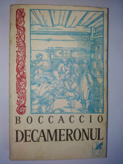 Decameronul - Boccaccio ( vol. I ) Ed. Cartea Romaneasca 1970 foto