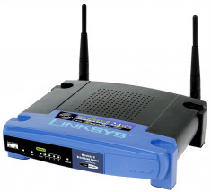 Router Wireless Linksys WRT54G,v7 pentru orice retea de internet, cu Garantie inca 6 luni. foto