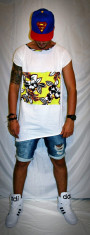 Tricou asimetric Zara swag floral summer 2014 foto