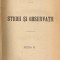 I. Botez - Studii si observatii - ed. II - 1920
