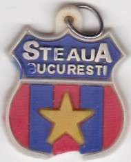 Breloc chei STEAUA BUCURESTI (din cauciuc) foto