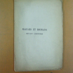 A. D. Xenopol Magyars et roumains Paris 1900 200