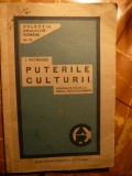 I.Petrovici - Puterile Culturii - Prima Ed. 1933 Ed.Cultura Romaneasca