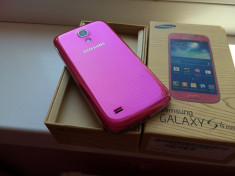 Samsung Galaxy S4 Mini i9195 = culoare PINK - ROZ = editie limitata foto