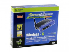 Router Wireless Linksys WRT54GS cu SPEEDBOOSTER , instalat DD-WRT-Oferta Cu Garantie 6 luni!!! foto