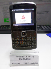 MOTOROLA EX115/DUAL SIM/OFER INCARCATOR(LM3) foto