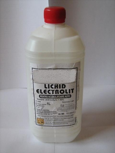 ACID SULFURIC 38% ELECTROLIT pentru BATERIE sau ACUMULATOR cu Pb | arhiva  Okazii.ro