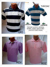 TRICOURI LACOSTE,MATERIAL BUMBAC(BOB DE OREZ),CALITATE FOARTE BUNA,LIVRARE GRATUITA ,mai multe culori disponibile foto