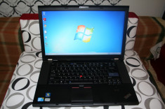 Oferta Laptop ieftin IBM Lenovo ThinkPad T510, Intel Core i5 2.4 Ghz, 4Gb RAM DDR3, 128Gb SSD, acumulator 3-4 ore, Second Hand Garantie foto