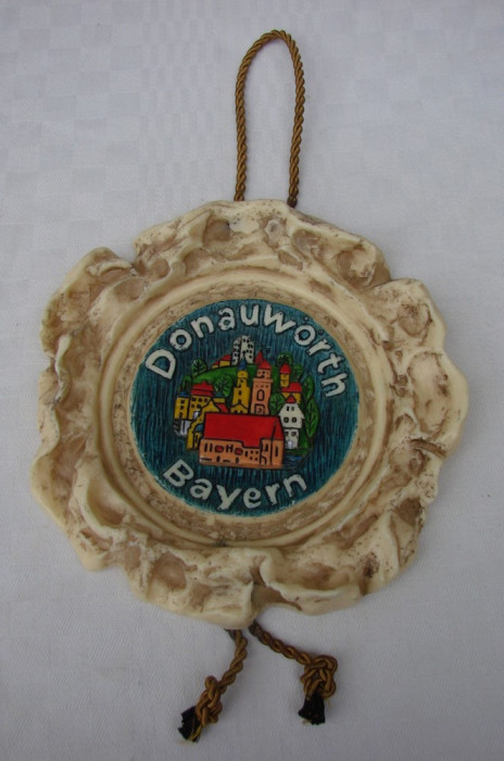 Decoratiune din ceara inscriptionata Donauworth Bayern
