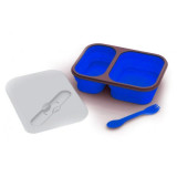 Caserola Lexngo LunchBox 2 compartimente Pliabila Pliabile Pliabil