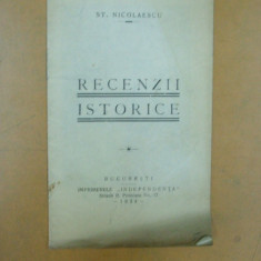 St. Nicolaescu Recenzii istorice Bucuresti 1934 200