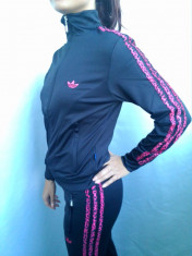 Trening Adidas Dama Negru cu Mov foto