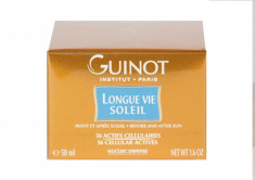 Guinot-Longue vie soleil 50ml-regenereaza functiile vitale ale tenului dupa exp foto