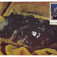 ilustrata maxima-TETRAEDRITE-Mineral din colectia muzeului din Cluj Napoca