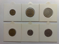 Lot 6 monede romanesti perioada 1924-1995 foto