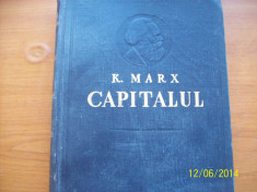 KARL MARX-CAPITALUL-VOLII-CARTEA A II-A EDITIA A II-A 1958 foto