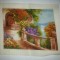 Goblen Aleea cu flori 270x210