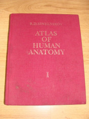 Atlas de anatomie umana(partea I,limba engleza) foto