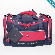 100% AUTENTIC - Geanta TOMMY HILFIGER - Geanta Sport Fitness Sala TOMMY HILFIGER Duffle - Geanta Barbati - Geanta Originala TOMMY HILFIGER foto