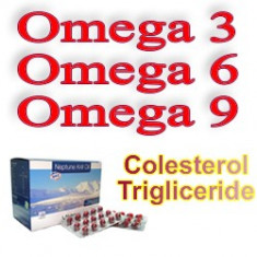 Neptune Krill Oil-Omega 369, 1000mg, Tratament colesterol si trigliceride foto