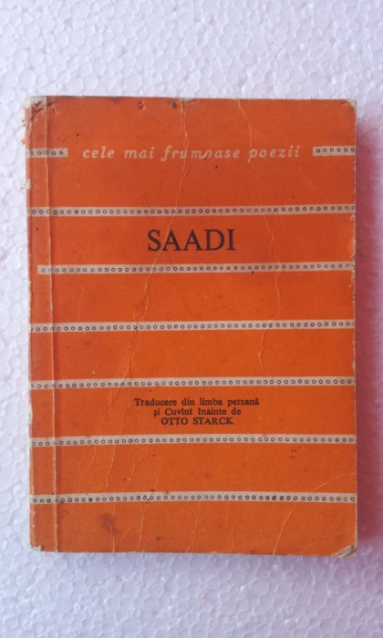 SAADI Cele mai frumoase poezii