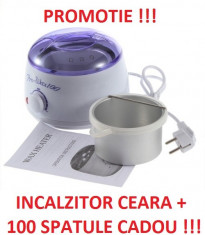 Decantor ceara - incalzitor ceara traditionala , aparat de epilat , epilare , parafina PRO WAX 100 foto