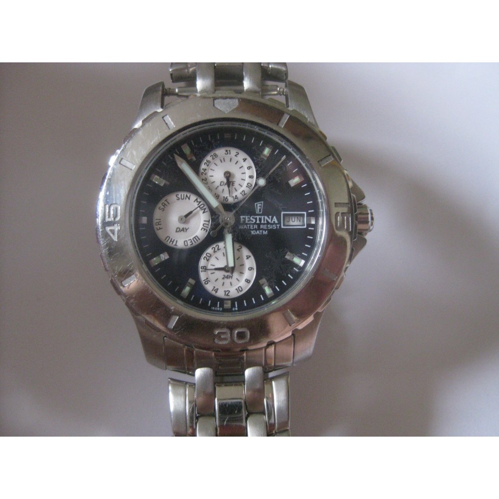 CEAS ORIGINAL FESTINA WATER RESIST 10 ATM, Casual, Quartz, Inox Okazii.ro