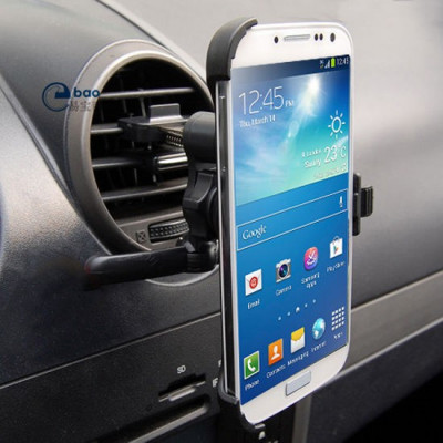 Suport auto grila ventilatie Samsung Galaxy S4 mini i9190 + incarcator auto + folie protectie ecran + expediere gratuita foto