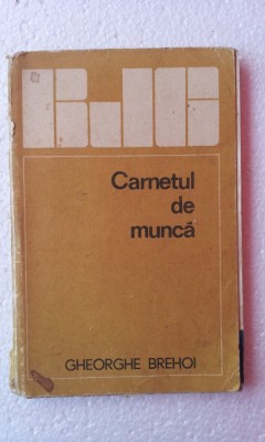 CARNETUL DE MUNCA foto