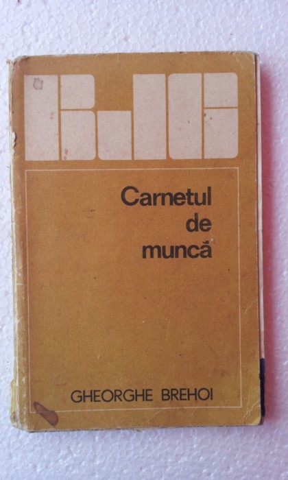 CARNETUL DE MUNCA