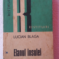 ELANUL INSULEI- LUCIAN BLAGA