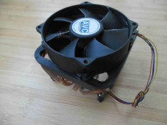 Cooler Intel socket 775 heatpipes si baza cupru prindere cu suruburi - AVC foto