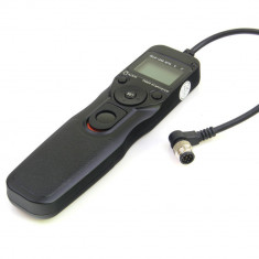 Telecomanda cu fir timer pe cablu pentru Nikon D2 D3 D4 D2X D200 D300 D700 D800 D800E foto