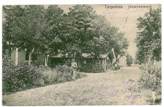 917 - Dambovita, TARGOVISTE, unitatea militara - old postcard, CENSOR - used - 1917 foto