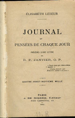 Journal et pensees de chaque jour - Autor : Elisabeth Lesseur - 56317 foto