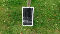 Panouri Solare 20w Fotovoltaice Mono pt bec led, pompa apa 12v, acumulatori , frigider 12v , invertor , rulota , gradina , iluminat foto
