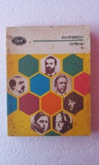 CRITICE - E. LOVINESCU
