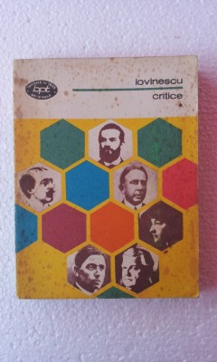 CRITICE - E. LOVINESCU foto