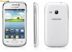 telefon mobil samsung galaxy young s 6312 duos dual sim white nou sigilat ieftin urgent 360 ron neverlocked foto