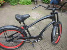 Vand bicicleta Electra - chopper cruiser - negru mat - 3 viteze foto