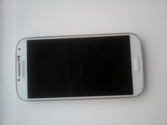 Vand Samsung I9505 GALAXY S4, 16GB, White, cu display spart in rest arata impecabil foto