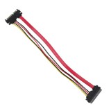 Extensie SATA mama 7+15 pin la SATA tata 7+15 pin, 50cm