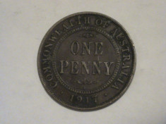 One Penny Australia 1917 foto