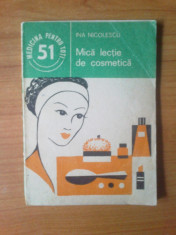 d10 Ina Nicolescu - Mica lectie de cosmetica foto