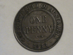 One Penny Australia 1933 foto