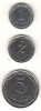 SV * Ucraina LOT 1 -2 -5 -10 -25 -50 KOPIIOK / COPEICI 2008 - 2009 - 2010 * UNC, Europa, Cupru-Nichel